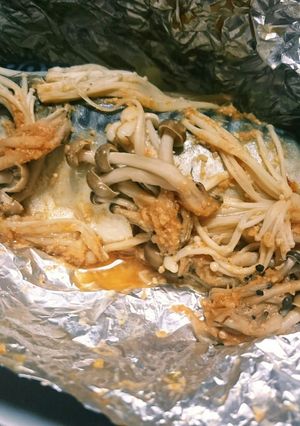 コチュジャン入り鯖と野菜のホイル焼き-レシピのメイン写真