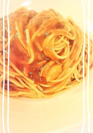 残りカレーで作るカレーパスタ♡-レシピのメイン写真