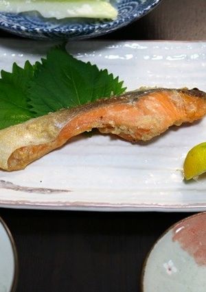 香り立つ～自家製「鮭の酒粕漬け」　-レシピのメイン写真