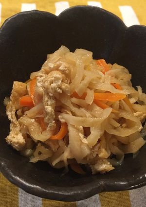 我が家の千切り大根の煮物*-レシピのメイン写真