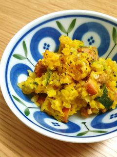 ウインナー入り♪かぼちゃサラダ-レシピのメイン写真