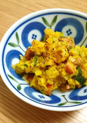 ウインナー入り♪かぼちゃサラダ-レシピのメイン写真
