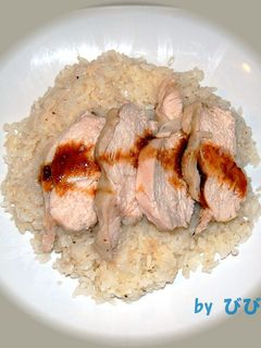 ★簡単炊飯器★シンガポール風チキンライス-レシピのメイン写真