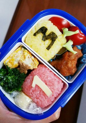 ジュウオウキューブキャラ弁-レシピのメイン写真