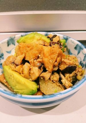 焼肉のたれで！鶏ひき・厚揚げetc.-レシピのメイン写真