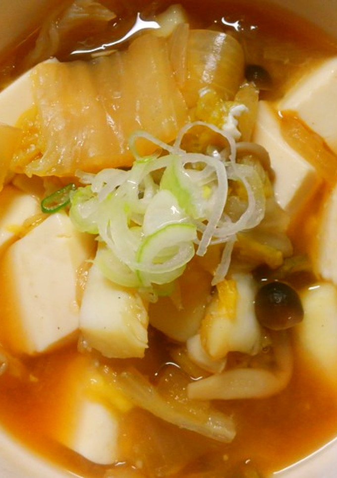 簡単◆温か♡イカと白菜と豆腐のとろとろ煮-レシピのメイン写真