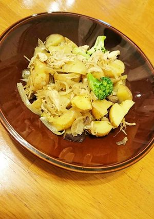 おいもと野菜のハーブソルト炒め-レシピのメイン写真