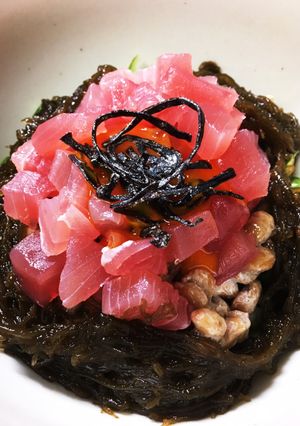 簡単！まぐろともずくの贅沢とろみ納豆-レシピのメイン写真