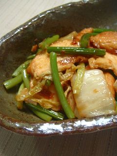 魚河岸(うおがし)あげのキムチ炒め♪-レシピのメイン写真