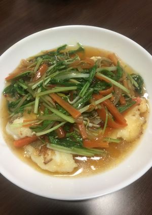 ★タラのあり合わせ野菜の甘だれがけ★-レシピのメイン写真