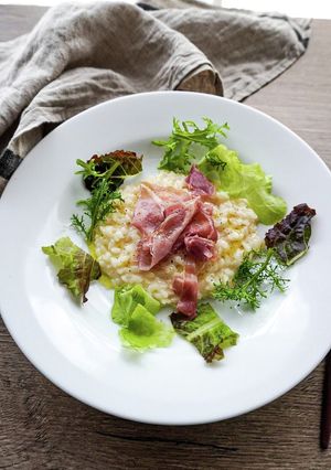 料理好き必見！自宅で本格生ハムリゾット-レシピのメイン写真