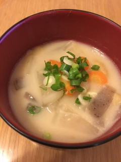 簡単やみつき♡モテレシピ♡居酒屋かす汁-レシピのメイン写真
