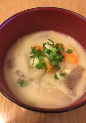 簡単やみつき♡モテレシピ♡居酒屋かす汁-レシピのメイン写真