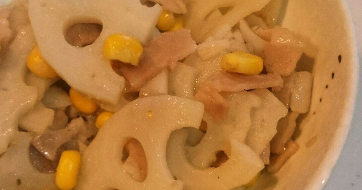 れんこんとベーコン炒め お弁当にも by ☆シシマル