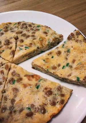 超簡単!納豆卵焼き-レシピのメイン写真