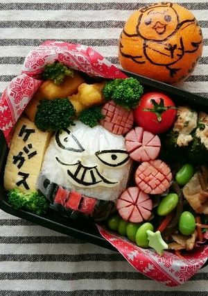 簡単キャラ弁！ケシカスくん！-レシピのメイン写真