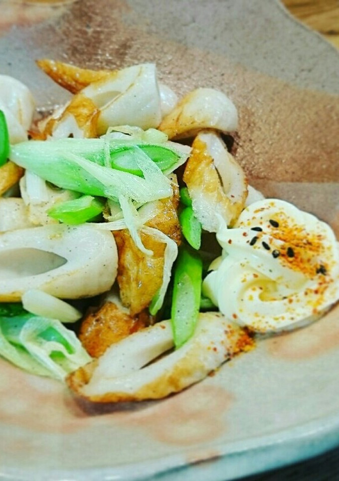 ちくわと長ネギ炒め★お弁当・おつまみに-レシピのメイン写真