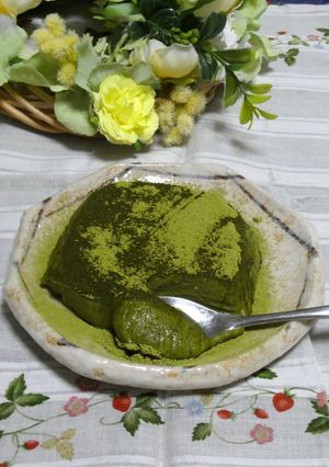 ギルトフリー❀ 豆腐と抹茶の生ケーキ🍃-レシピのメイン写真