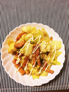 ベーコンとキャベツのカレーマヨ-レシピのメイン写真