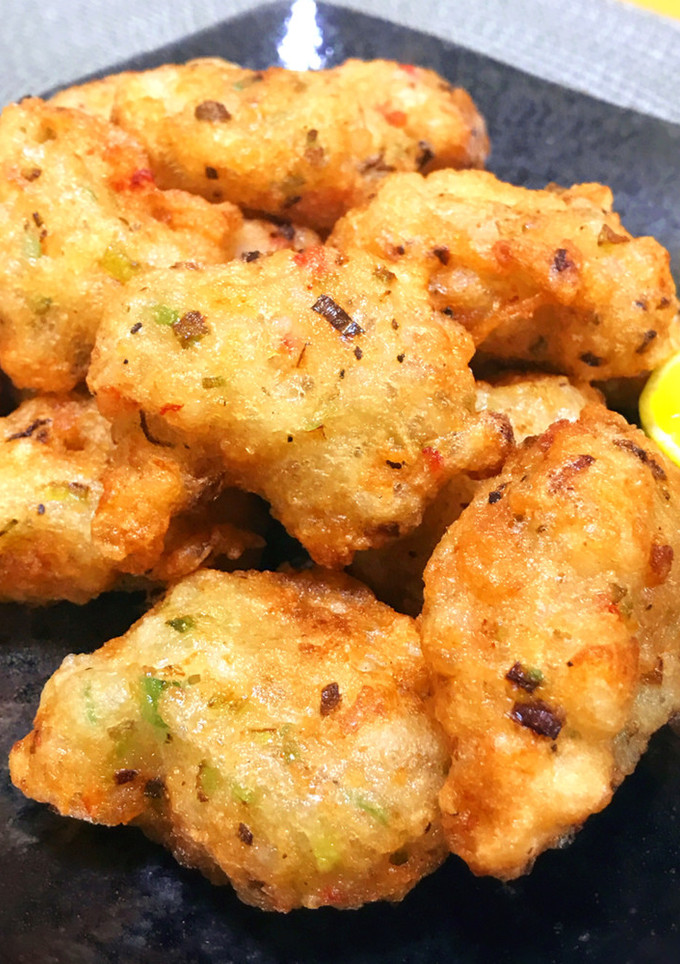 エビとはんぺんと長芋の落とし揚げ☆☆-レシピのメイン写真
