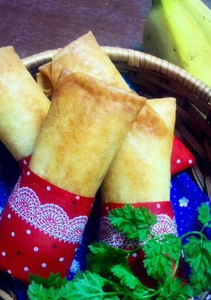 サクッと食べれる＊バナナの春巻き-レシピのメイン写真