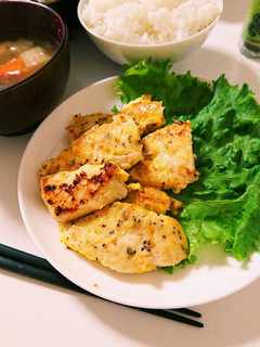 鶏むね肉のピカタ バジル&マスタード風味-レシピのメイン写真