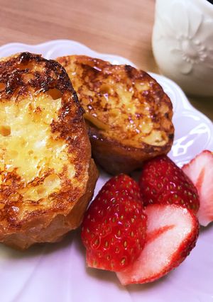フランスパンでフレンチトースト-レシピのメイン写真