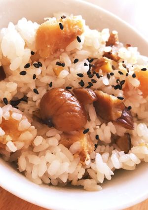 干し芋と甘栗で超簡単美味しい芋栗ご飯♡-レシピのメイン写真