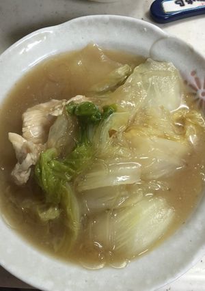白菜と鶏肉の煮物-レシピのメイン写真