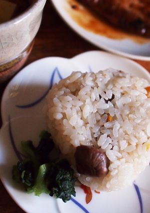 栗ごはん食べ損ね 天津甘栗ごはん♪-レシピのメイン写真