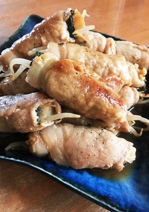 豚ロースのしそもやし巻-レシピのメイン写真