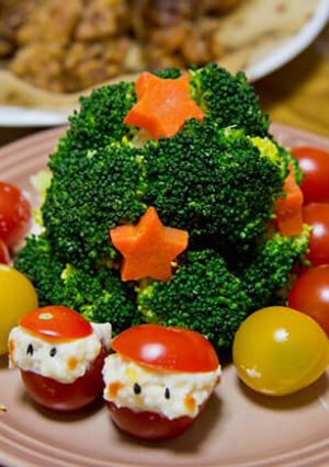 【クリスマスレシピ】ツリーサラダ-レシピのメイン写真