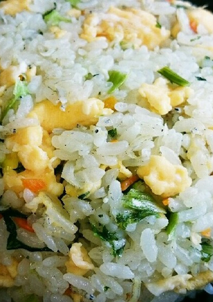 かぶの葉としらす☆卵ふんわり炒飯-レシピのメイン写真