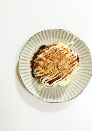 糖質制限　キャベツとたまごのお好み焼き風-レシピのメイン写真