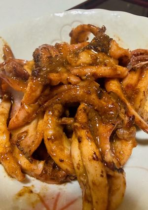 家飲み！イカの肝焼き🦑おつまみ-レシピのメイン写真