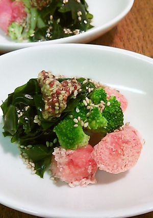わかめとブロッコリー明太和え-レシピのメイン写真