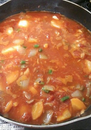 【離乳食後期・完了期】野菜のトマト煮-レシピのメイン写真