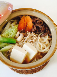 すき焼き風肉うどん-レシピのメイン写真