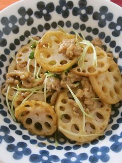 れんこんの炒め物-レシピのメイン写真