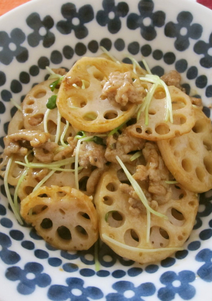 れんこんの炒め物-レシピのメイン写真