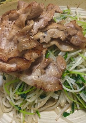 こんがり豚肉ともやしのスパイシーソテー-レシピのメイン写真