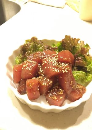 簡単！漬けまぐろ-レシピのメイン写真