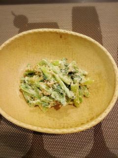 カブの葉のカツオマヨ和え-レシピのメイン写真