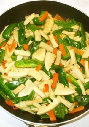 高野豆腐のホイコーロー風簡単野菜炒め-レシピのメイン写真