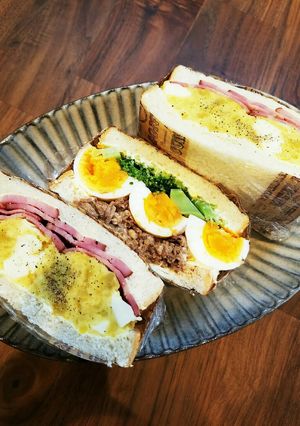 さつまいもとベーコンのサンド-レシピのメイン写真