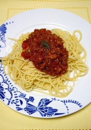 簡単アレンジ！ミートソーススパゲッティー-レシピのメイン写真