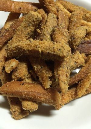 パンの耳黒ゴマきな粉味-レシピのメイン写真