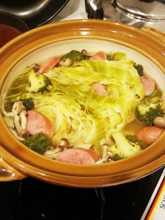 寒い夜には☆土鍋で野菜たっぷりポトフ鍋-レシピのメイン写真