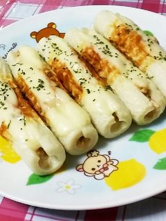 ✽ツナマヨの簡単ちくわボート✽-レシピのメイン写真