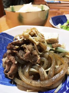 簡単☆フライパン1つですき焼き風煮-レシピのメイン写真